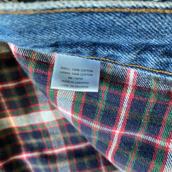 📦SOLD📦 Vintage Broke in Lanesboro Fully Lined Flannel Jeans - Picture 5 of 12